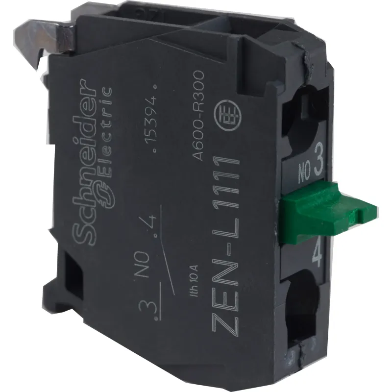 Schneider Electric Contact Block Harmony XALD, 1NO, IP20, Silver ZENL1111