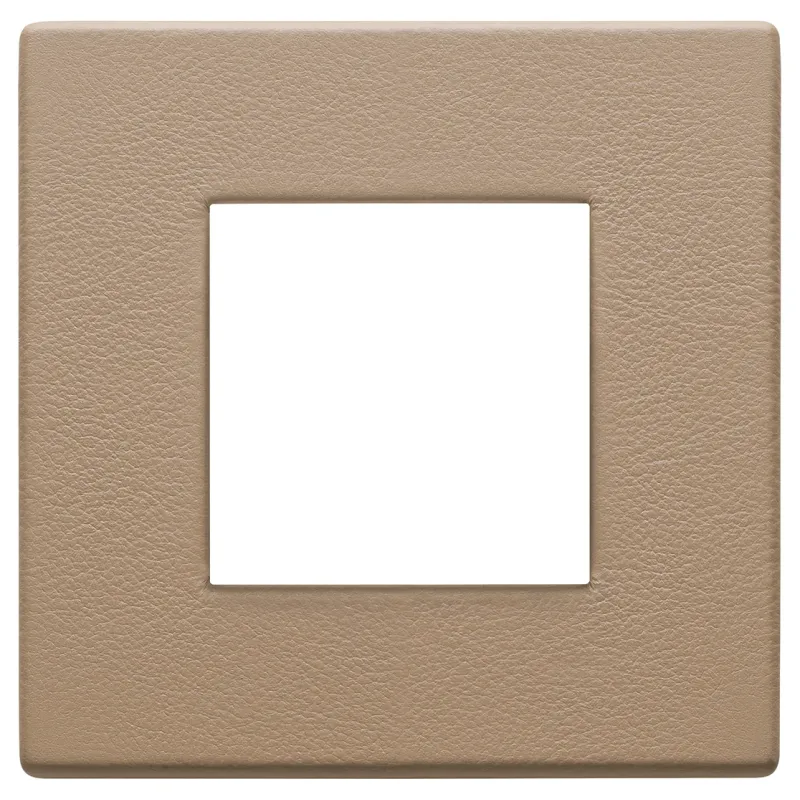 Vimar Plate 2M leather Savannah 22642-21