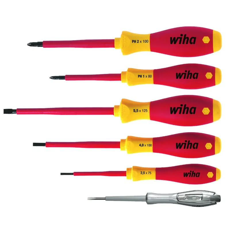 Wiha Electritic Screwdriver set VDE 1000 V SoftFinish 6 pcs. 41489