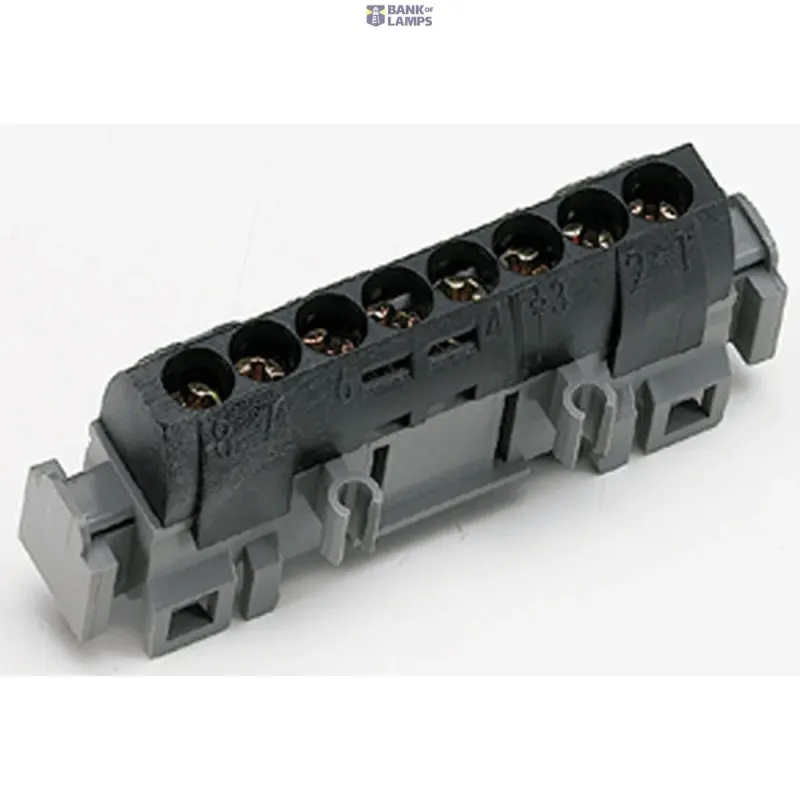 Legrand Terminal Block DISTRIBUTION ACCESSORIES 75 mm, Black, 1P 004852