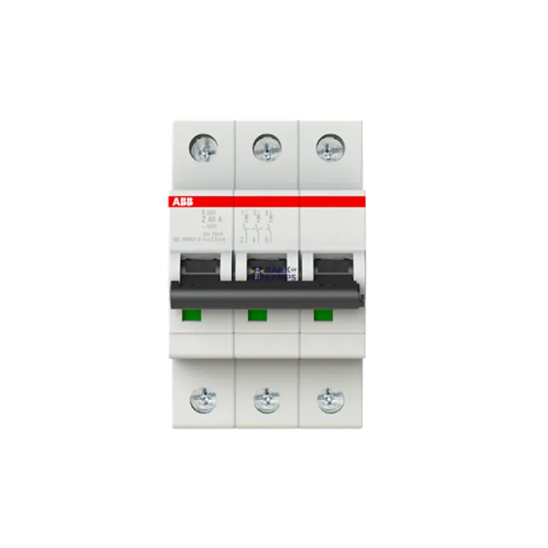 ABB S203-Z40 Miniature Circuit Breaker - 3P - Z - 40 A 2CDS253001R0558