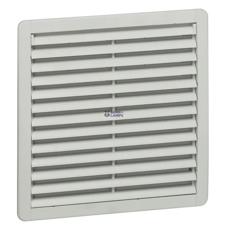 Legrand Enclosure Ventilator White, IP54, IK08, RAL 7035, 240V 034850