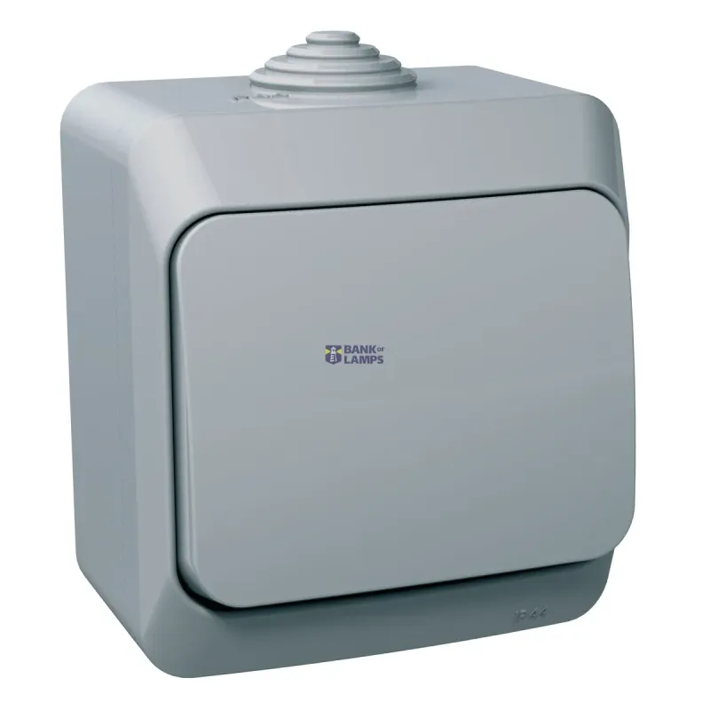 Schneider Electric Switch Cedar Plus, 1P, Grey, ole 2way - 16AX WDE000660