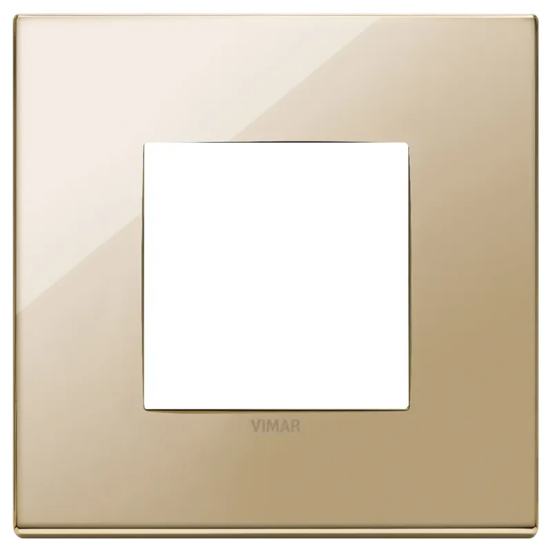 Vimar Plate 2M metal gold 22642-82