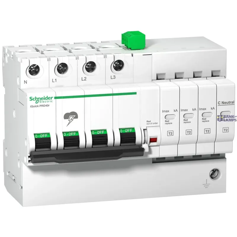 Schneider Electric Surge Arrester with Pluggable Cartridge Acti9 iQuick PRD A9L16300