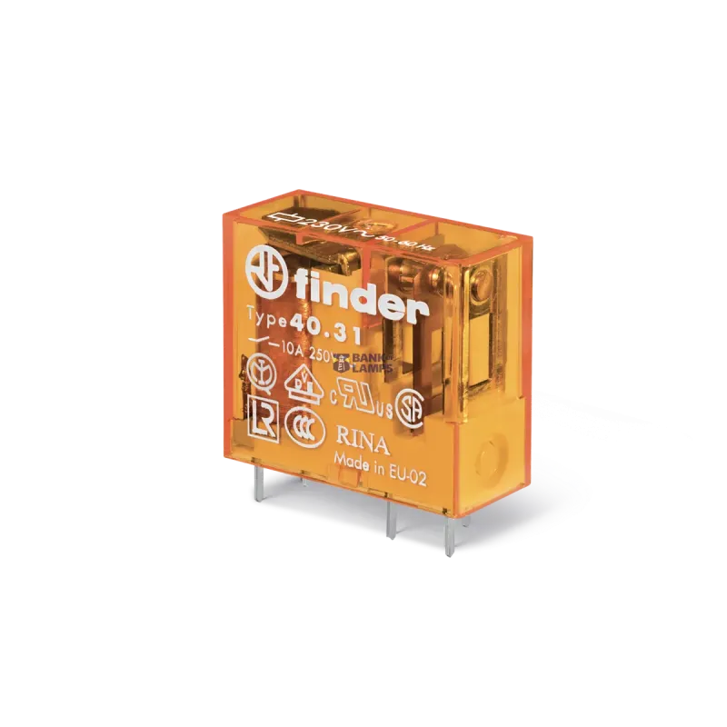 FINDER PCB/Plug-In Relay 3.5mm, pinning, 1CO, 10A, 110VAC, AgNi 403181100000