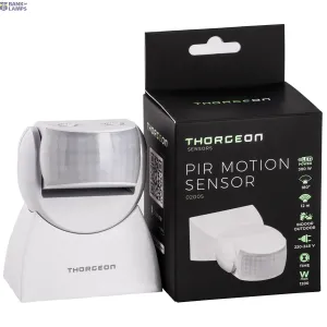 THORGEON 02005 — PIR Motion Sensor 12m max1200W IP65 white THORGEON 02005 — PIR Motion Sensor 12m max1200W IP65 white
