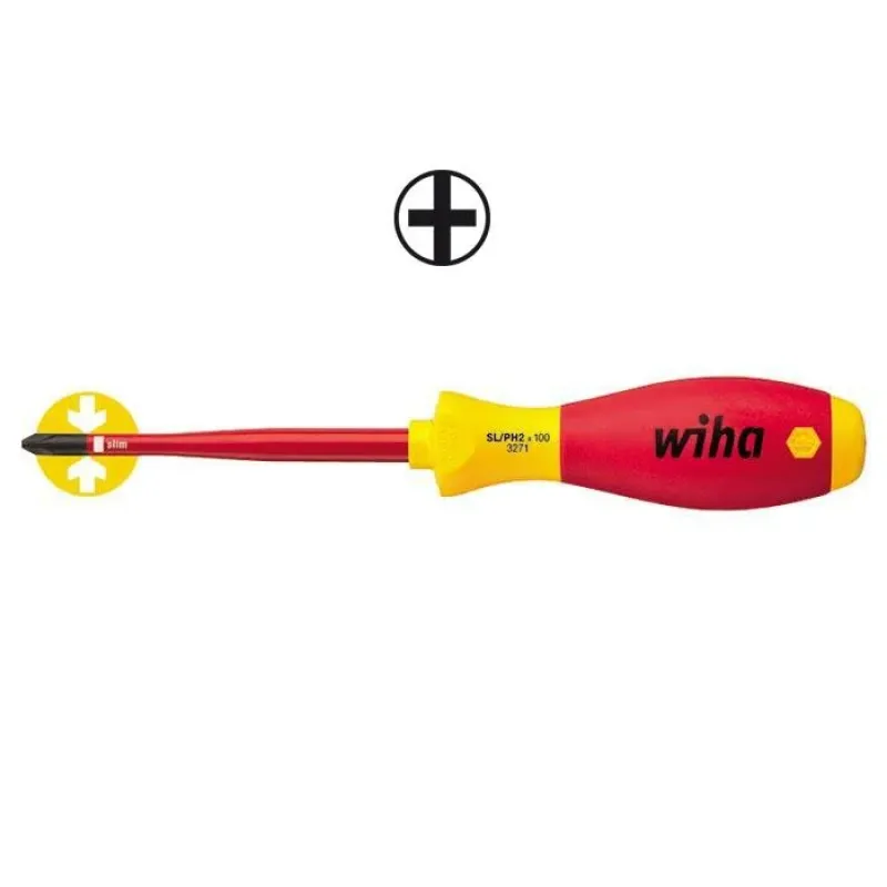 Wiha SoftFinish electric slimFix Xeno screwdriver SL/PH2 35503