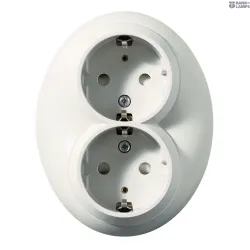 Schneider Electric WDE006885 — rozete Outlet Renova, 2P + E, 16A, 250V AC, White