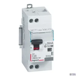 Legrand 410754 — Differential автоматический выключатель IP20, 0.03A, 20A, 30mA, 6kA