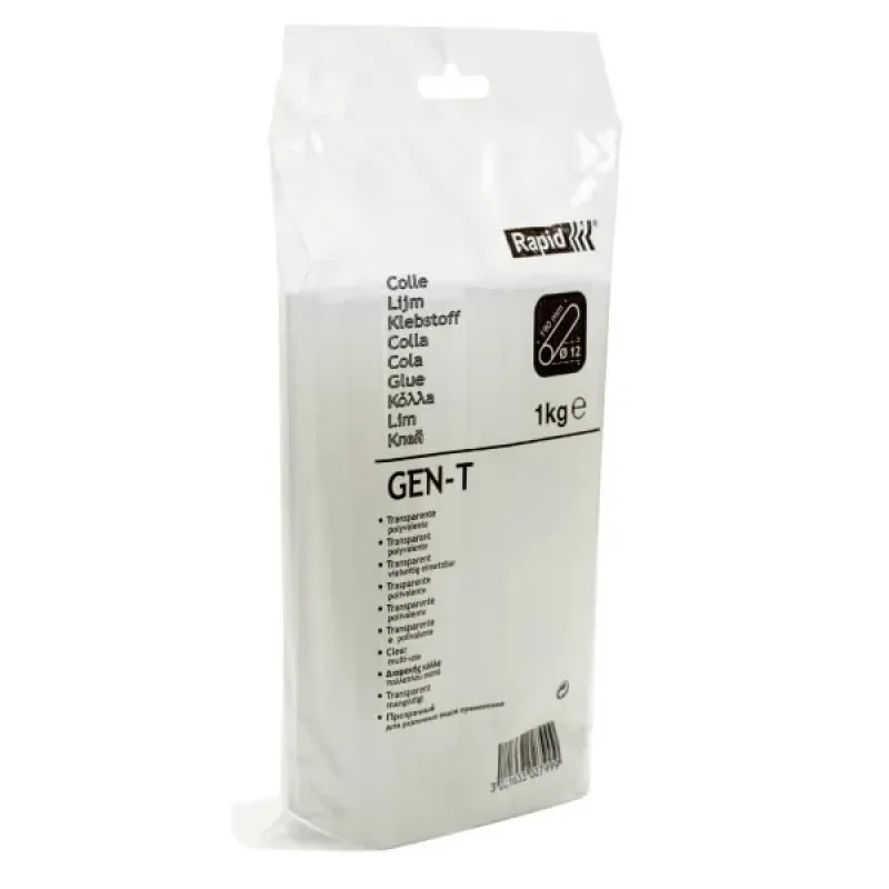 Rapid Glue sticks PRO 12x190mm, universal, GEN-T, transparent 40302799