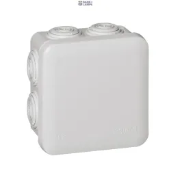 Legrand 092012 — Conduit End Cap PLEXO 80×80, 94×52mm, 94mm, Grey, IP55