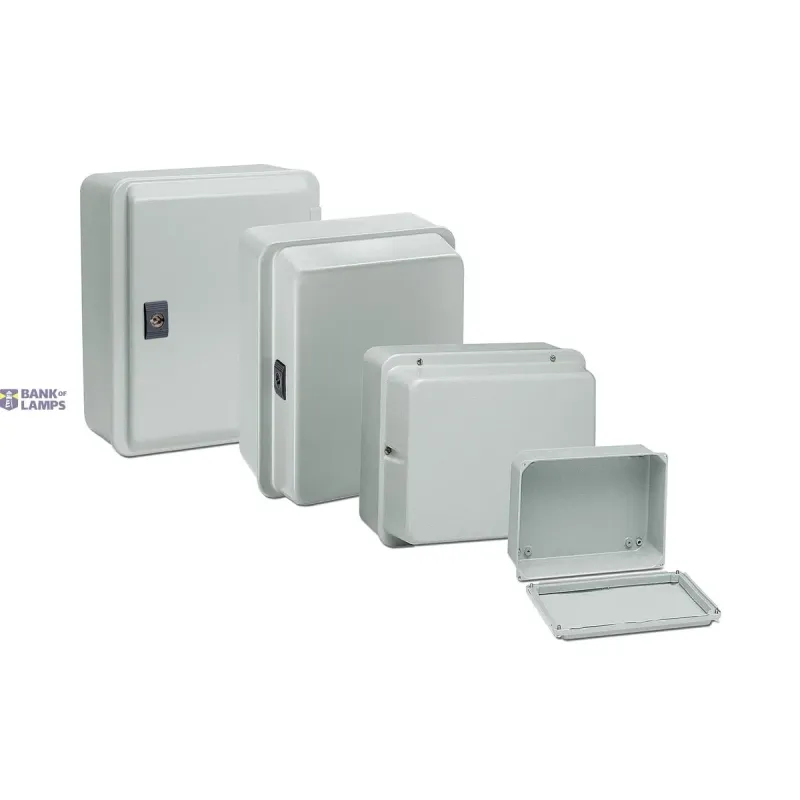 Schneider Electric Junction Box Spacial, 155×105×49 mm, IP55, Grey, Steel NSYDBN1010