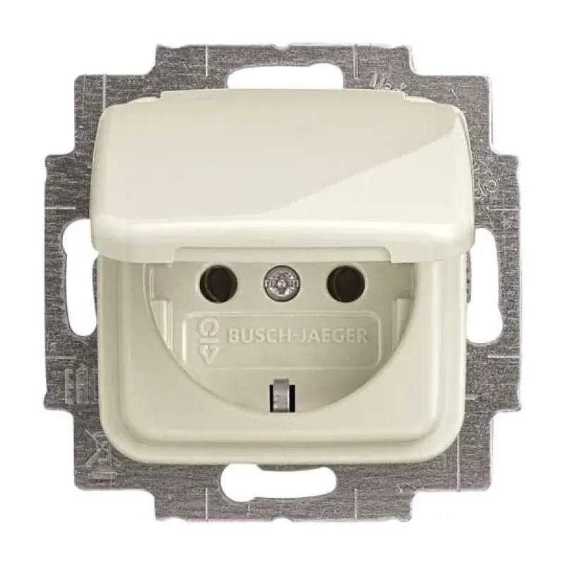 Busch-Jaeger 20 EUK-212 CoverPlates (partly incl. Insert) carat® White 2CKA002018A0596