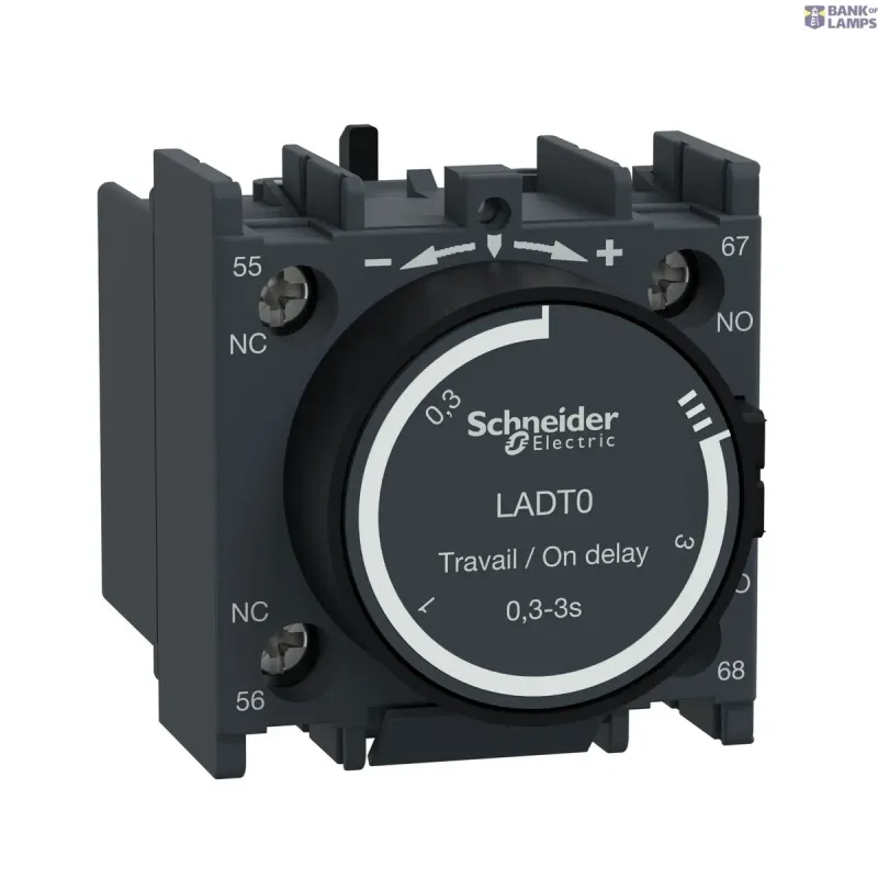 Schneider Electric Time Delay Auxiliary Contact Block TeSys Deca, 1NO, Screw LADT0