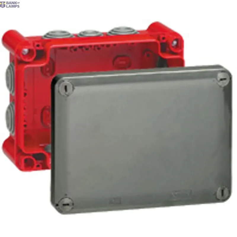 Legrand Junction Box Plexo 155×110, 130×81mm, 175mm, Red, IP55 092045