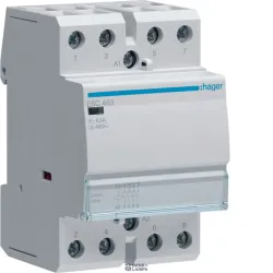 Hager ESC463 — Contactor 63 A, 4NO, 230 V Hager ESC463 — Contactor 63 A, 4NO, 230 V