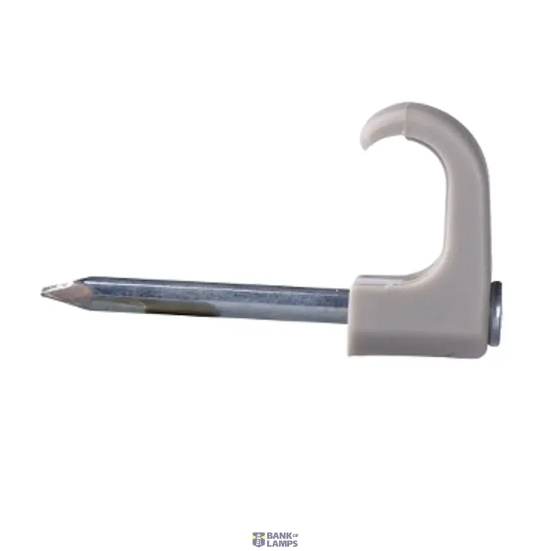 Schneider Electric Nail Clip (for Cables) Thorsman Cabling and Fixing, White 2052011
