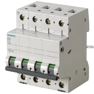 Siemens 5SL4463-7 — Miniature circuit breaker 5SL4 4P 63A C-curve 400V 10kA Siemens 5SL4463-7 — Miniature circuit breaker 5SL4 4P 63A C-curve 400V 10kA