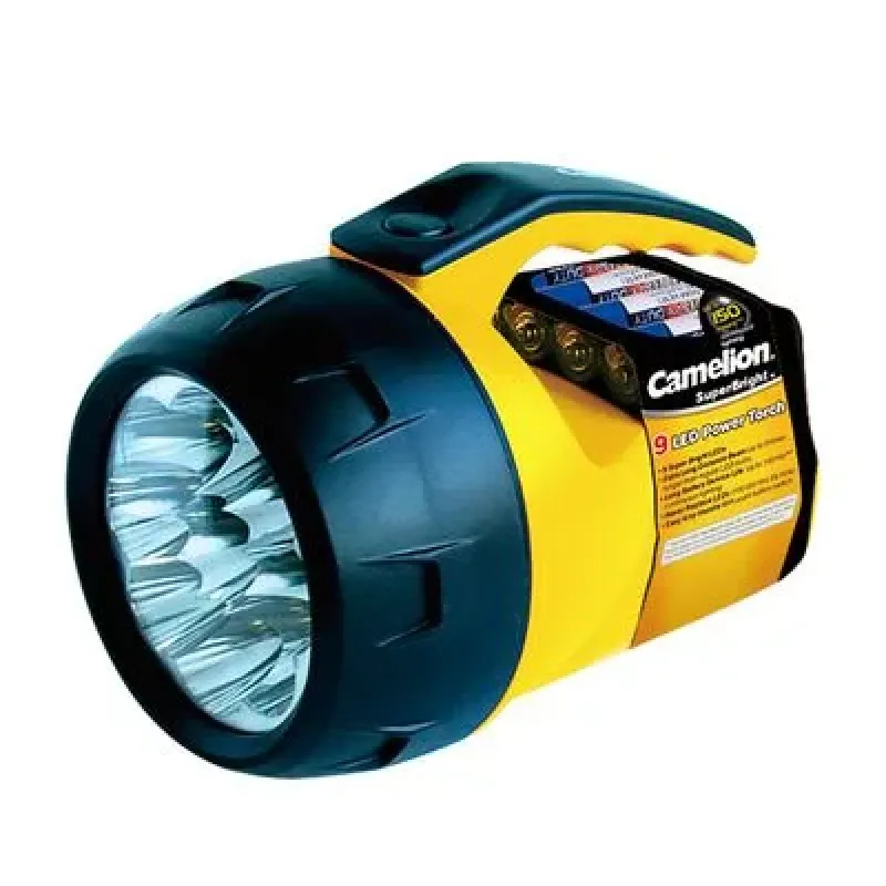 CAMELION Prožektors, 9 LED, 18lm, 4xAA, CAMELION 44-4-5481