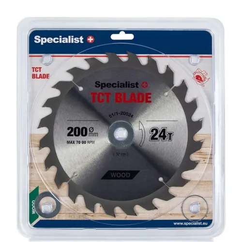 Specialist+ SPECIALIST+ griešanas disks, 200 x 24T x 32/30/20/16 mm 51-1-20024