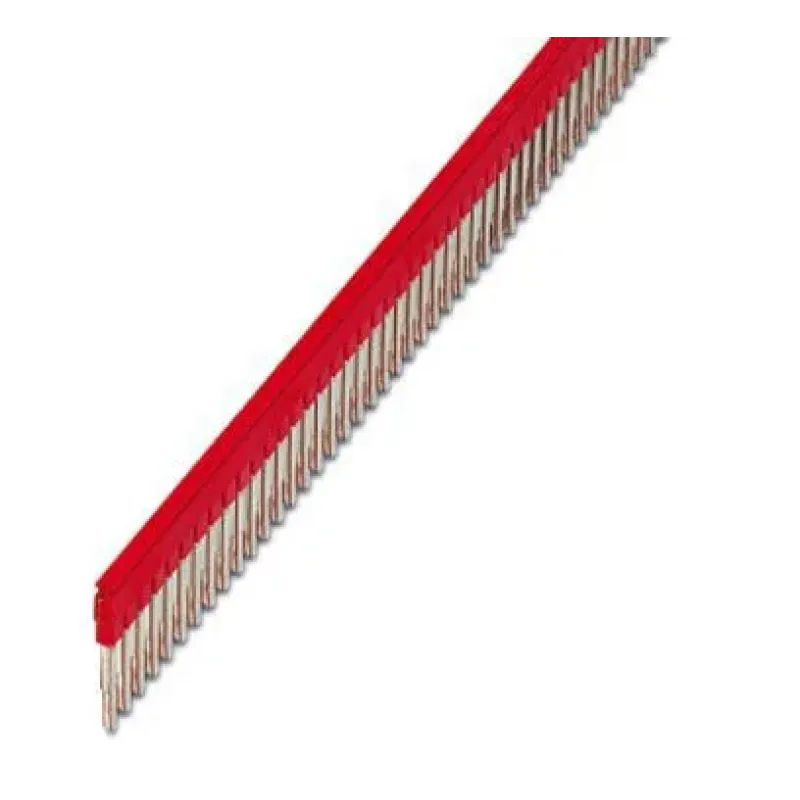 Phoenix Contact Plug-In Bridge FBS 50-6, 50-Position, 6.2mm Pitch, 32A, Red 3032224