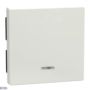 Merten by Schneider Electric 436019 — Rocker with control window, polar white glossy, System M Merten by Schneider Electric 436019 — Rocker with control window, polar white glossy, System M