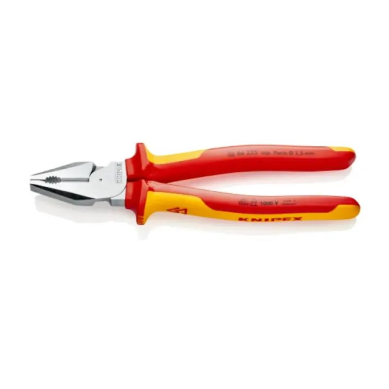 Knipex Kombinētās knaibles VDE, Comfort rokturis 225mm, Knipex 0206225