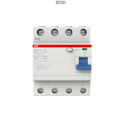 ABB 2CSF204101R3630 — F204 A-63/0.3 Residual Current Circuit Breaker 4P A type 300 mA