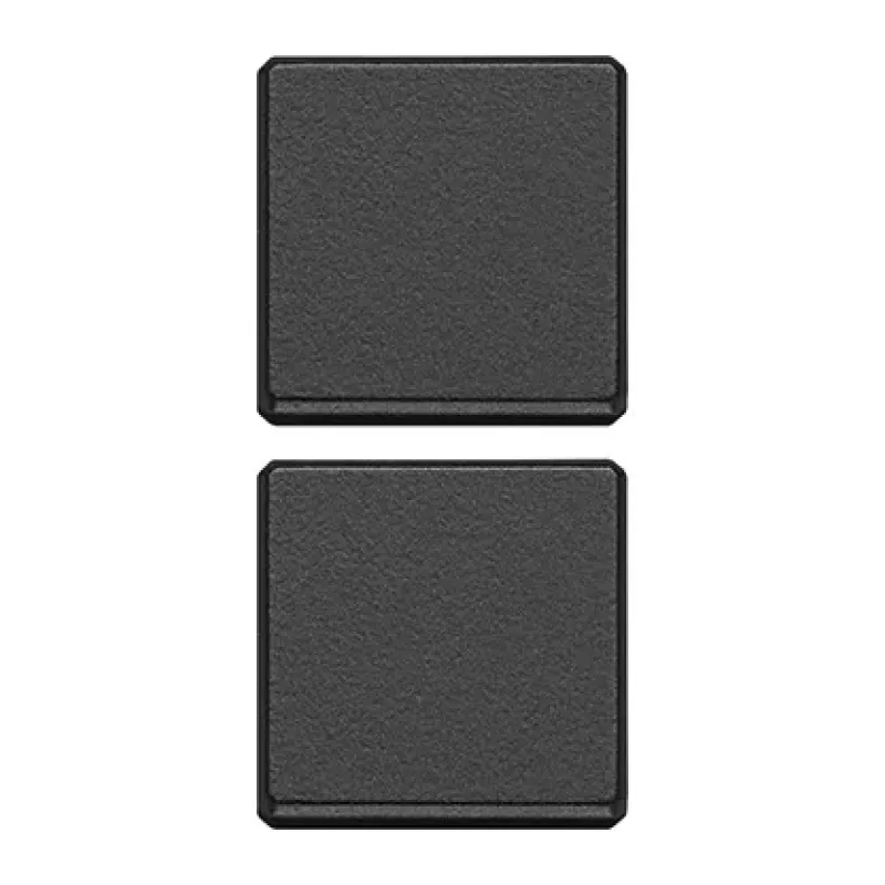 Vimar 2 buttons Flat w/o symbol grey 22751-0-03