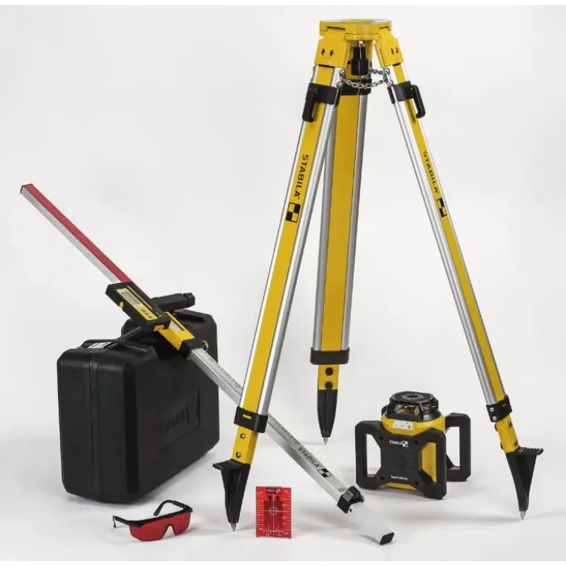 Stabila Lāzerlīmeņrādis LAR 160 + BST-S statīvs, RED, Stabila 19241