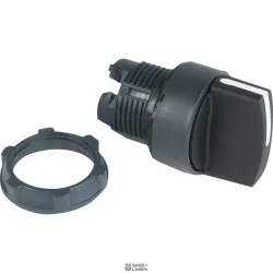 Schneider Electric ZB5AD2 — Selector Switch Switch Head Harmony XB5, 2 positions, 22mm, IP67, Black, Stay-Put, CAD Overall Height: 29mm Schneider Electric ZB5AD2 — Selector Switch Switch Head Harmony XB5, 2 positions, 22mm, IP67, Black, Stay-Put, CAD Overall Height: 29mm