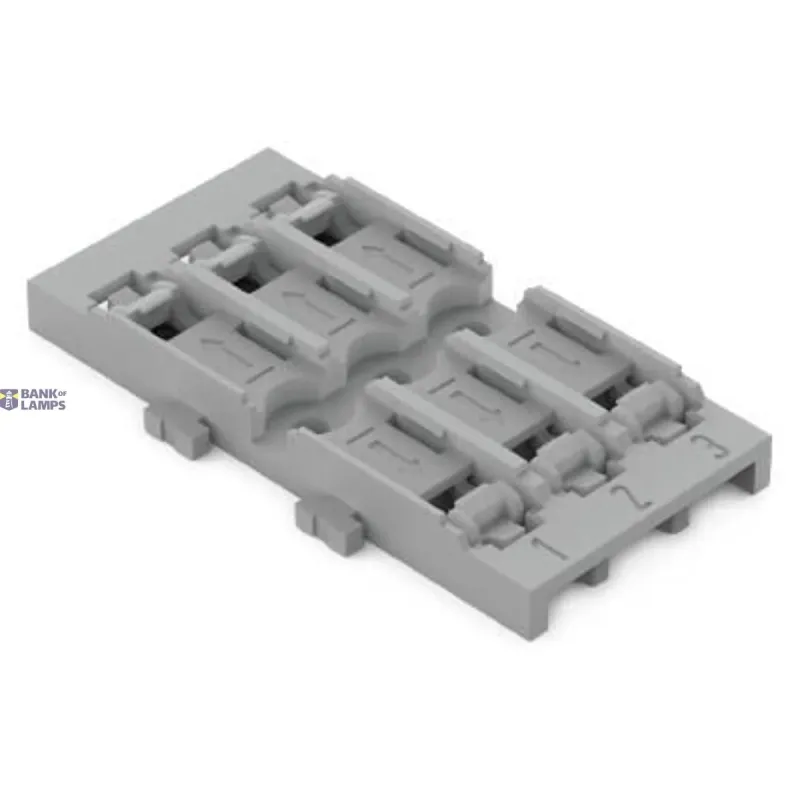 WAGO Mounting Carrier 3-Way, For Inline Splicing Connector with 221-2523