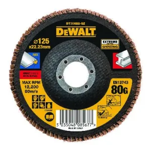 DeWalt DT30622-QZ — Extreme Flap Disc - Flat 125*22,2mm X80G DT30622-QZ DeWalt