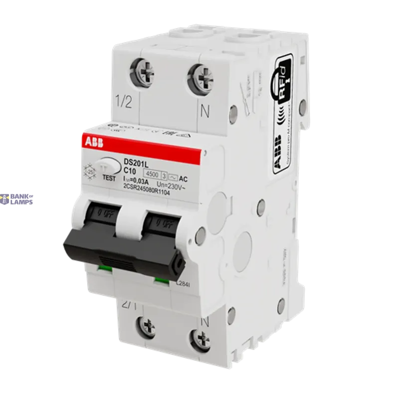 ABB DS201 C10 A30 Residual Current Circuit Breaker with 2CSR255180R1104