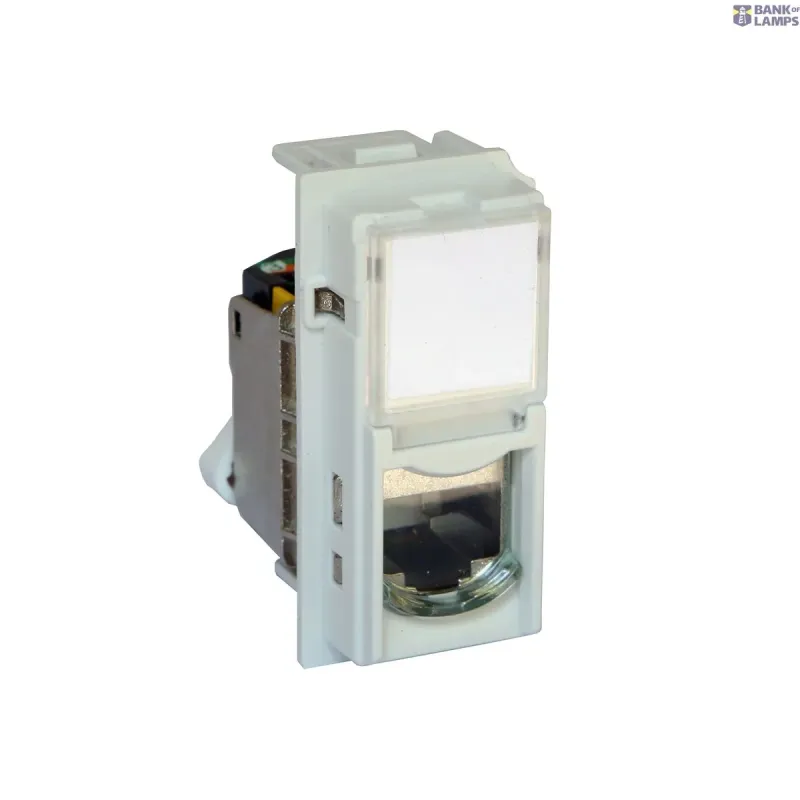 BTicino RJ45 Socket Living Now CAT6A, 6A, RJ45 8(8) Connector, 1 KW4279C6A