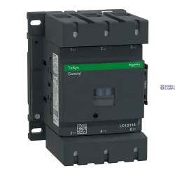 Schneider Electric LC1D115M7 — Contactor TeSys Deca, 3P, 115 A, 440 V, 3NO, IP20, 220 V AC, Rail, Inrush Power In Va: 280…350va 60 Hz Cos Phi 0.8 (At 20 °C) Schneider Electric LC1D115M7 — Contactor TeSys Deca, 3P, 115 A, 440 V, 3NO, IP20, 220 V AC, Rail, Inrush Power In Va: 280…350va 60 Hz Cos Phi 0.8 (At 20 °C)