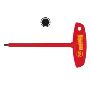 Wiha 27933 — VDE-Insulated T-Shaped Handle Hexagon Nut Driver 336N Width Across Flats 10.0 x 230