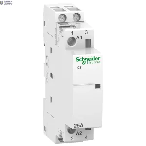 Schneider Electric A9C20732 — kontaktors Acti9 iCT, 25 A, 230–240 V, 2NO, IP20, Remote Control