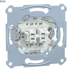 Schneider Electric MTN3155-0000 — Push-Switch Button Merten Aquadesign 1P, 10 A, 250 V, Double Pbtn insert Make Contact 1 Pole, flush-mounted, 10 A, AC 250 V, screwless terminals Schneider Electric MTN3155-0000 — Push-Switch Button Merten Aquadesign 1P, 10 A, 250 V, Double Pbtn insert Make Contact 1 Pole, flush-mounted, 10 A, AC 250 V, screwless terminals