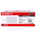 Ecomax Finish nails 0°, 18GA, electrogalvanized, glued strip, 5000 EMNA001230GALV