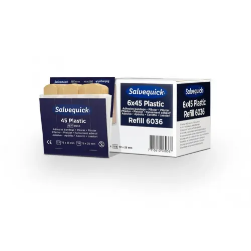 Cederroth Plastikāta plāksteri, rezerves iepak., 1x45 gab., Cederroth 6036