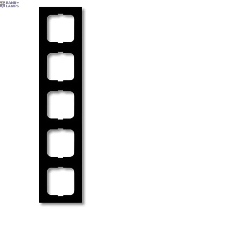 Busch-Jaeger 1725-181K Cover Frame 5gang(s) anthracite - future linear 2CKA001754A4244