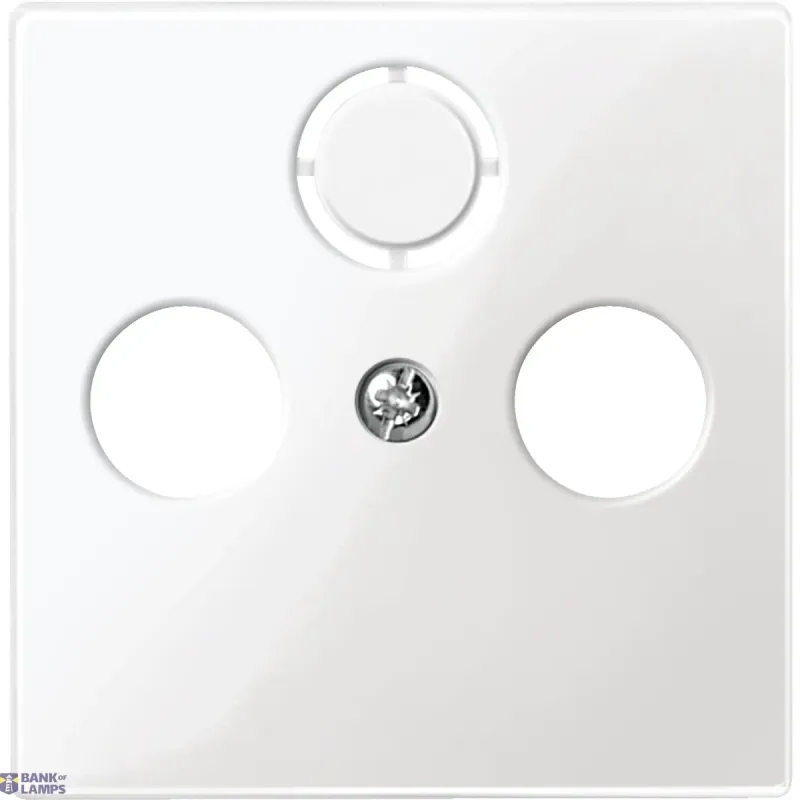 Schneider Electric Communication Outlet Insert Merten System M, White, Central MTN296719