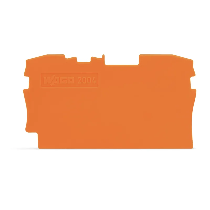 WAGO End and Intermediate Plate Orange, 1 mm Thick 2004-1292