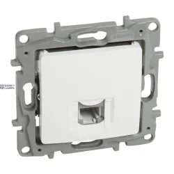 Legrand 764569 — Telephone розетка Niloé White, IP20, 3, 75.8 mm, RJ11