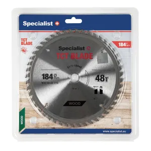 SPECIALIST+ griešana disks, 184 x 48T x 16 mm SPECIALIST+ griešana disks, 184 x 48T x 16 mm