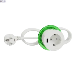 Schneider Electric INS44004 — Socket Outlet Unica System+, White Schneider Electric INS44004 — Socket Outlet Unica System+, White