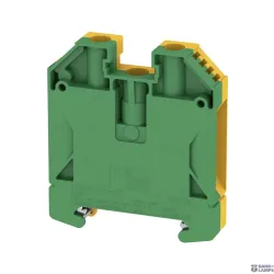 Weidmüller 1010400000 — PE Terminal Block Screw connection, Green/yellow, 16 mm², 1000 V Conn 2 Levels 1, TS 35, Wemid