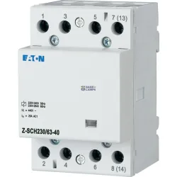 EATON 248856 — Z-SCH230/63-40 Installation contactor, 230VAC/50Hz, 4N/O, 63A, 3HP